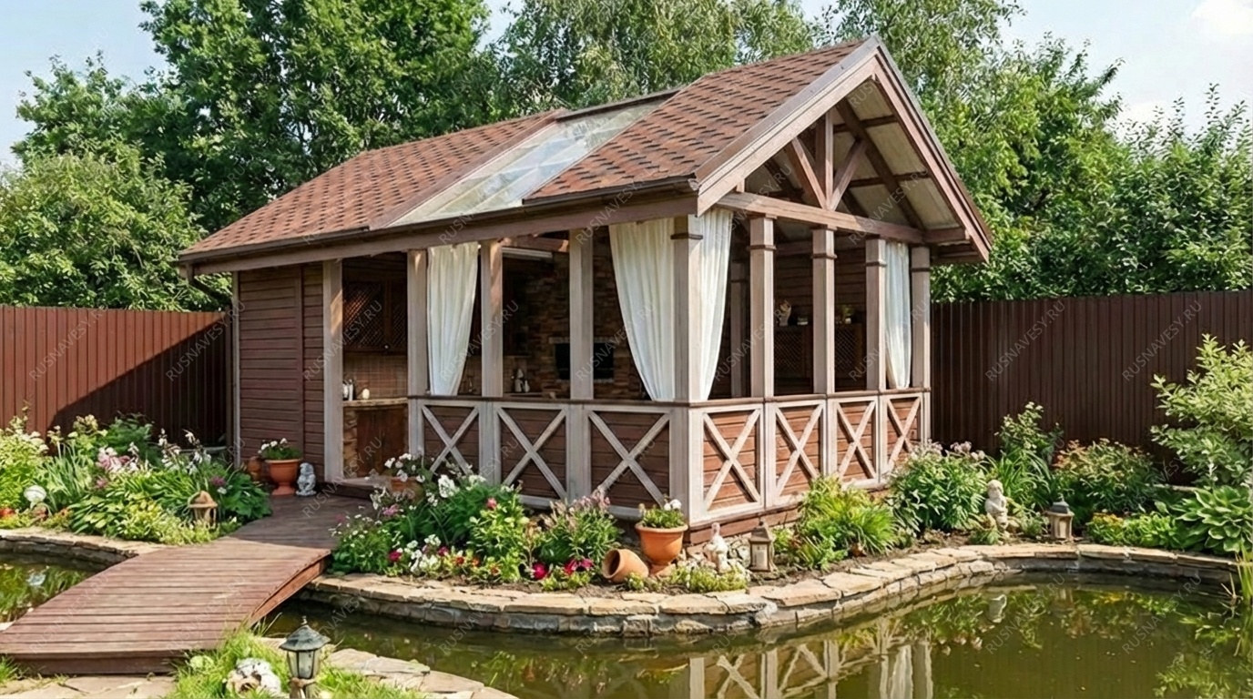 Летняя кухня Курманово фото 1